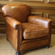 Classic 1930s Leather Club Chair